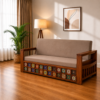 Havo sofa converted into bed