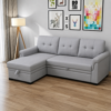Cairo L corner sofa cum bed styled in a modern living room