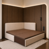 Boston Diwan Cum Bed corner setup with two combined units forming a spacious bed in modern bedroom