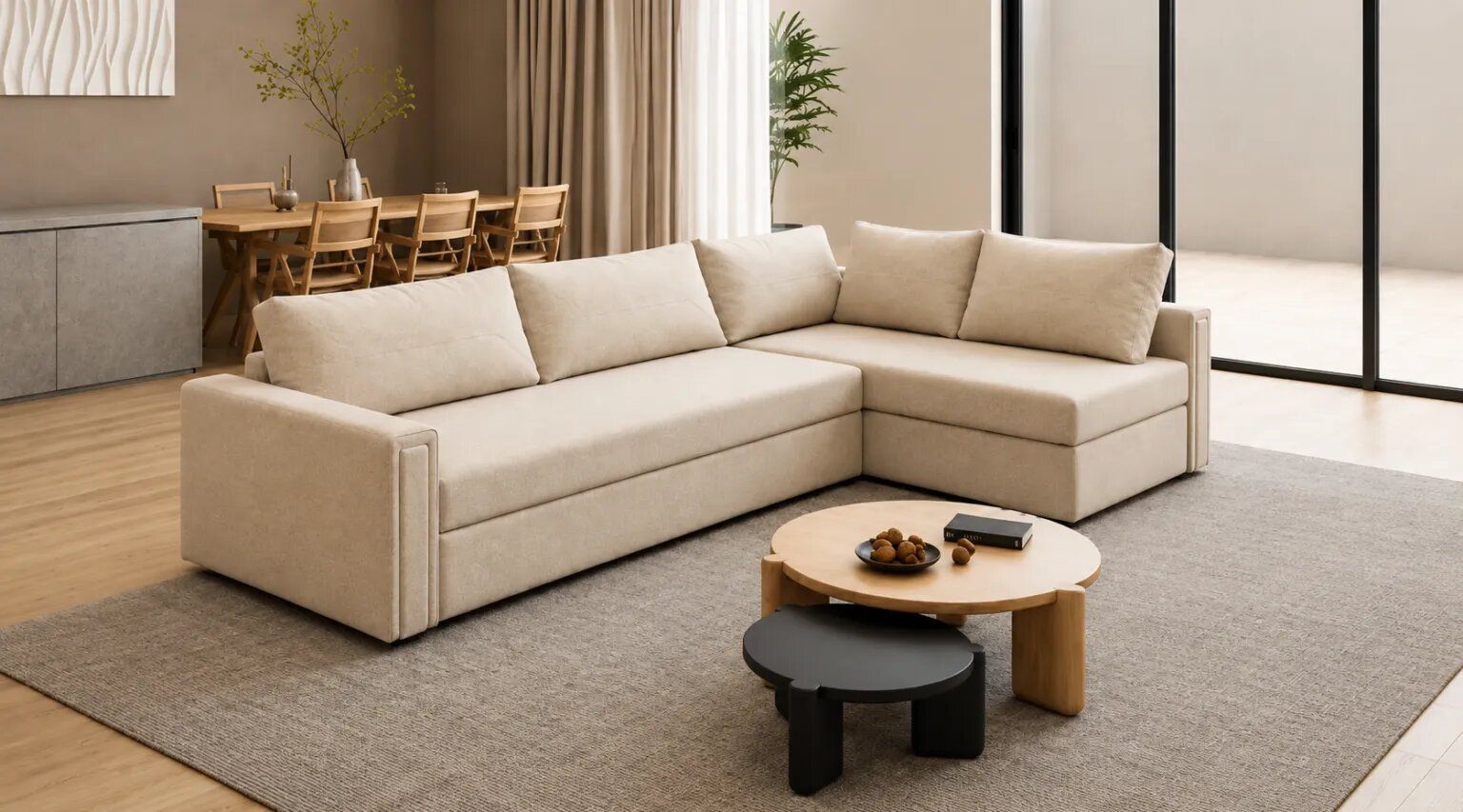 Premium Corner Sofa Cum Bed by Relax Sofa Cum Bed - L-shaped seating and sleeping furniture for modern Delhi NCR homes