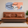Nola Sofa Cum Bed Delhi NCR in modern living room setup