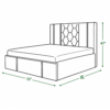 Dan Diwan Cum Bed dimension diagram showing 72-inch width, 38-inch depth, and 47-inch height